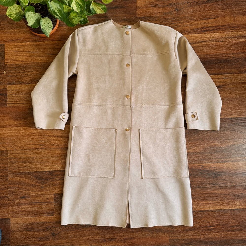 ZARA Faux Suede Jacket